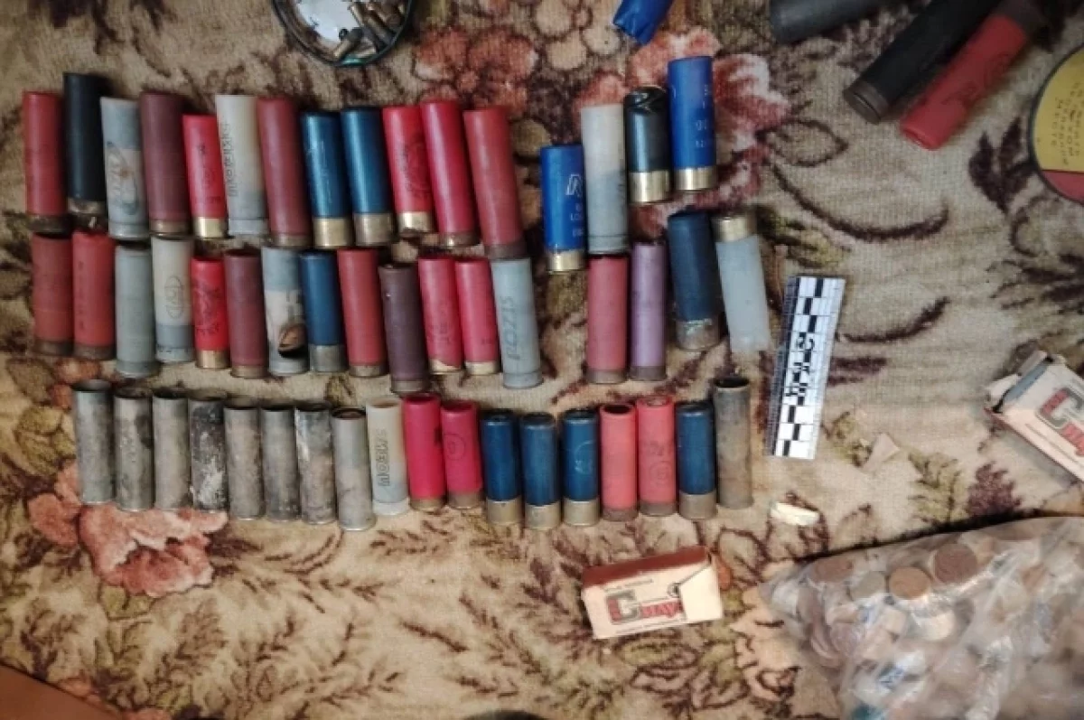 Житель поселка в Хабаровском крае собрал дома целый арсенал боеприпасов