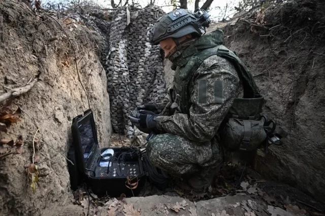 Боевая работа расчета БПЛА группировки «Центр» на Красноармейском направлении СВО.