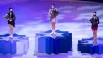 Награждение победителей чемпионата мира по фигурному катанию 2021 года.