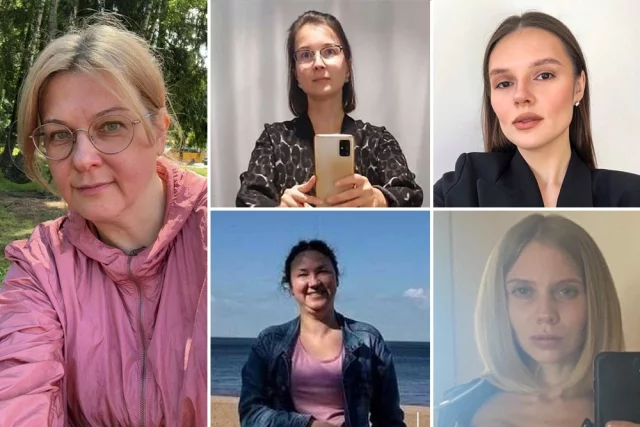 Наталья Сомова, Надежда Ярыгина, Татьяна Оськина, Ирина Киселева и Дарья Лучкина.