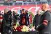 Поклонники и болельщики «Спартака» на церемонии прощания с Никитой Симоняном.