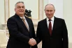 Президент РФ Владимир Путин и премьер-министр Венгрии Виктор Орбан во время российско-венгерских переговоров в Москве.