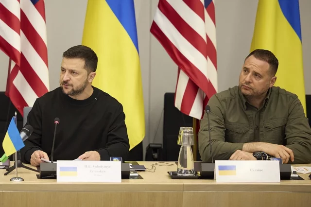 Владимир Зеленский и Андрей Ермак. 