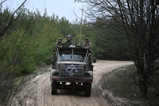 Боевая работа расчета РСЗО «Град».  