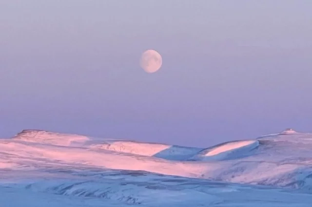 Холодная Луна на Чукотке.