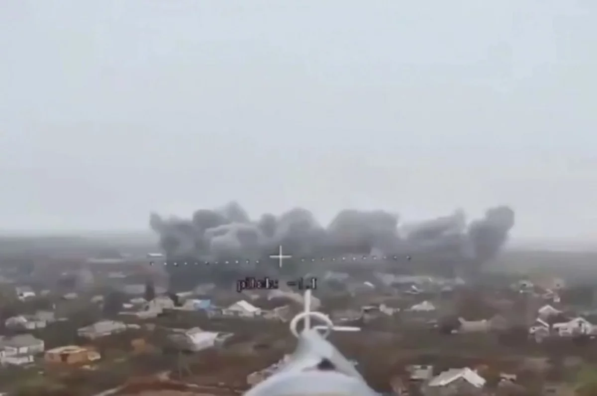 Авиация уничтожила позиции ВСУ под Гуляйполем мощным бомбовым ударом