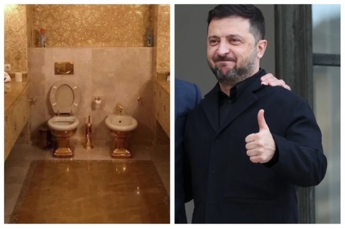 Жители Британии уверены, что у Зеленского тоже есть золотой унитаз