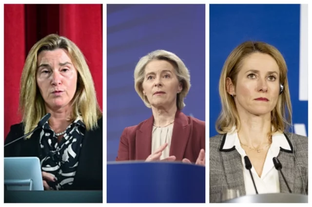 Федерика Могерини, Урсула фон дер Ляйен, Кая Каллас.