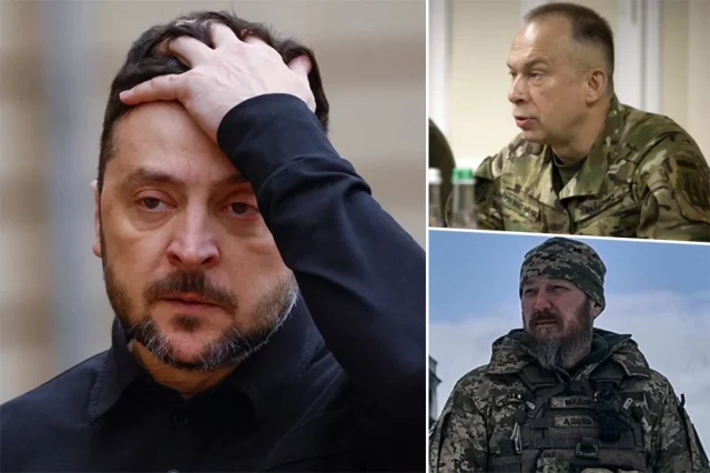 Владимир Зеленский, Александр Сырский, Роберт Бровди.