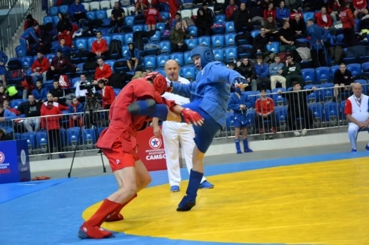 Брянские самбисты-юниоры завоевали семь наград первенства ЦФО