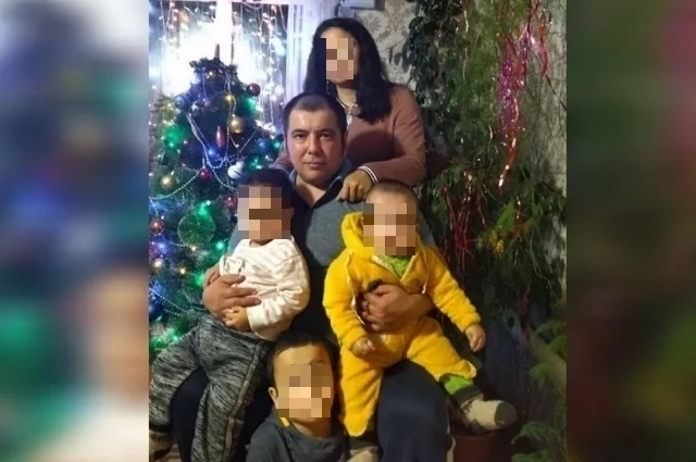 В аварии погиб отец и один из пяти малышей.