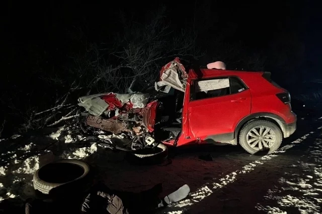 То, что осталось от иномарки