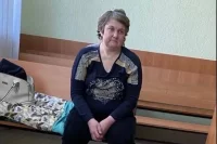 Осуждённая в зале суда