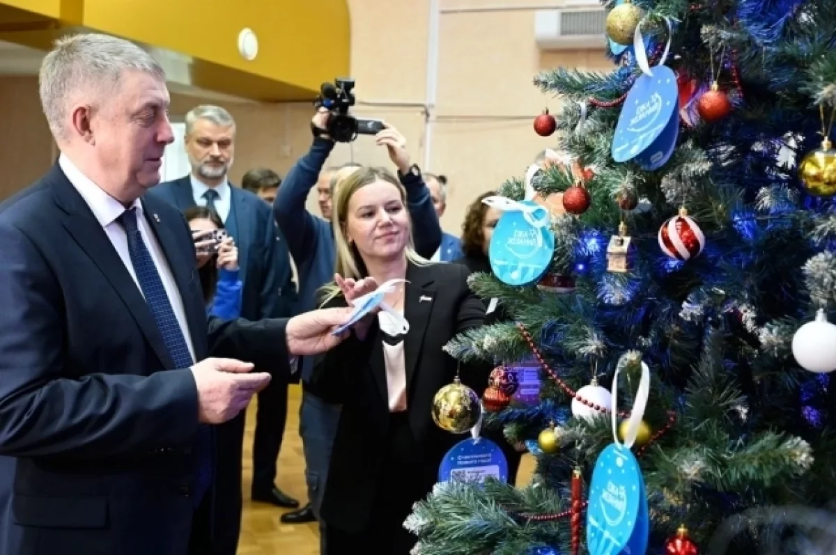 Акция Елка желаний стартовала в Брянской области
