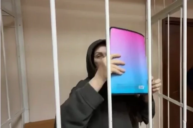 Фатима Яминова в зале суда