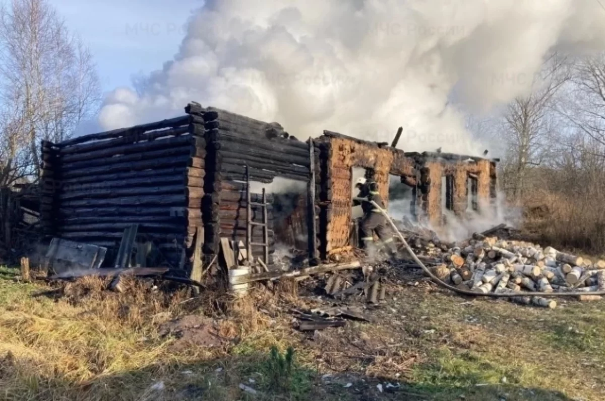Пожилая женщина погибла на пожаре в Брасовском районе Брянщины