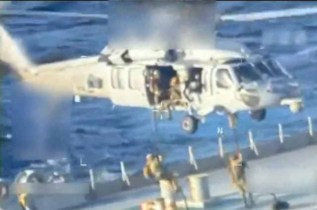 Захват американцами нефтяного танкера у берегов Венесуэлы.