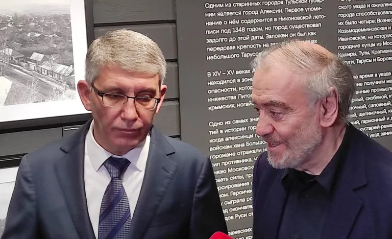 Губернатор Тульской области Дмитрий Миляев и художественный руководитель - директор Государственного академического Мариинского театра, генеральный директор Государственного академического Большого театра России Валерий Гергиев.