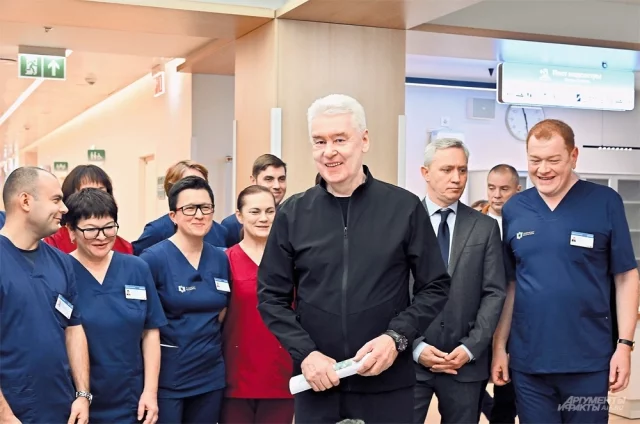 Мэр Москвы побывал в новом Центре хронических болезней МММК в Сколкове.