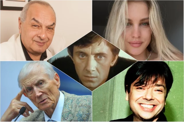 Левон Оганезов; Кристина Рахимова; Валентин Юдашкин; Евгений Евтушенко; Вячеслав Баранов.