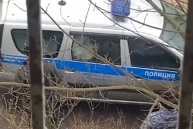 Задержание нападавшего.