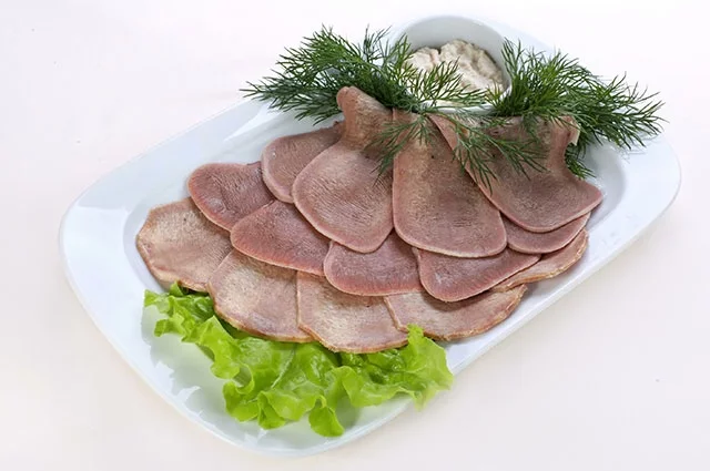 Из языка получается великолепная нарезка.