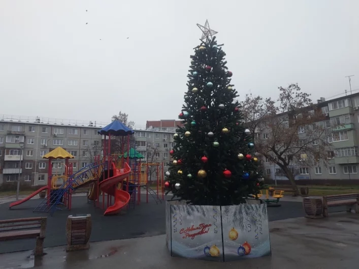 Детская площадка на ул. Кауля.