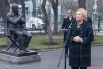 Министр культуры РФ Ольга Любимова на открытии памятника создателям «17 мгновений весны».
