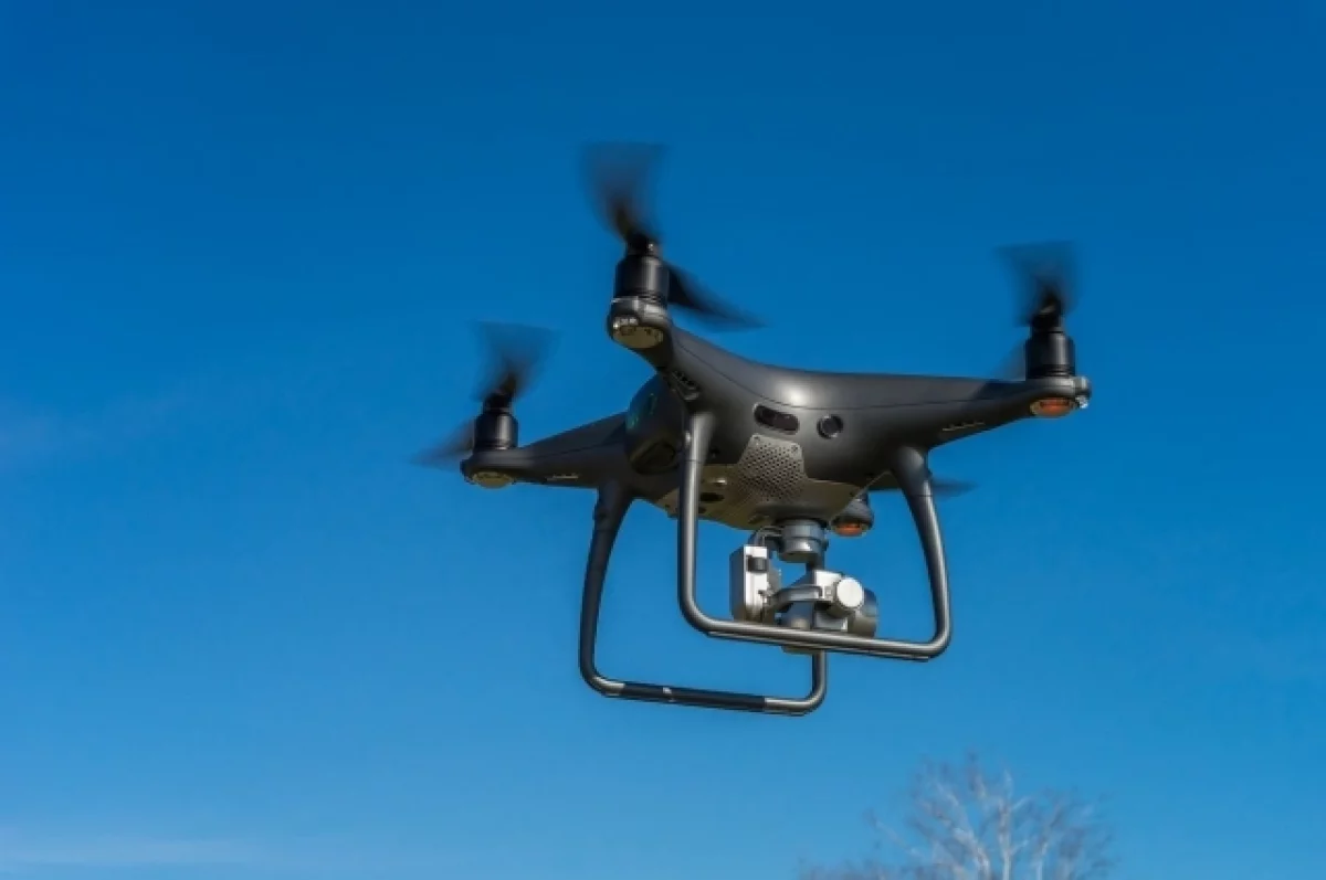 Новогоднюю акцию в Костомукше снимают с помощью беспилотника