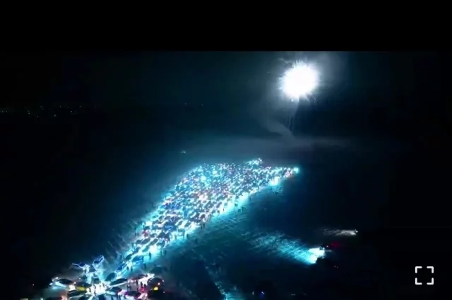 В краевой столице состоялось одно из самых зрелищных предновогодних событий 