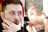 Владимир Зеленский и Джефри Эпштейн. 