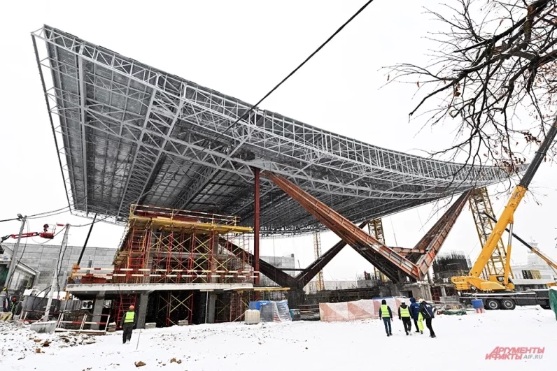 Здесь будет большой концертно-конгрессный зал на 2240 мест.