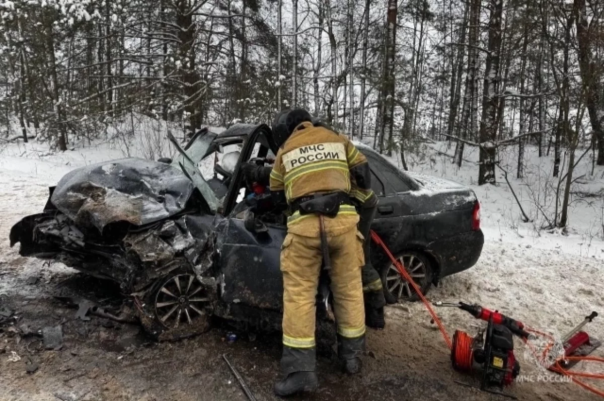 Водитель автомобиля Lada Priora погиб в ДТП в Клинцовском районе Брянщины