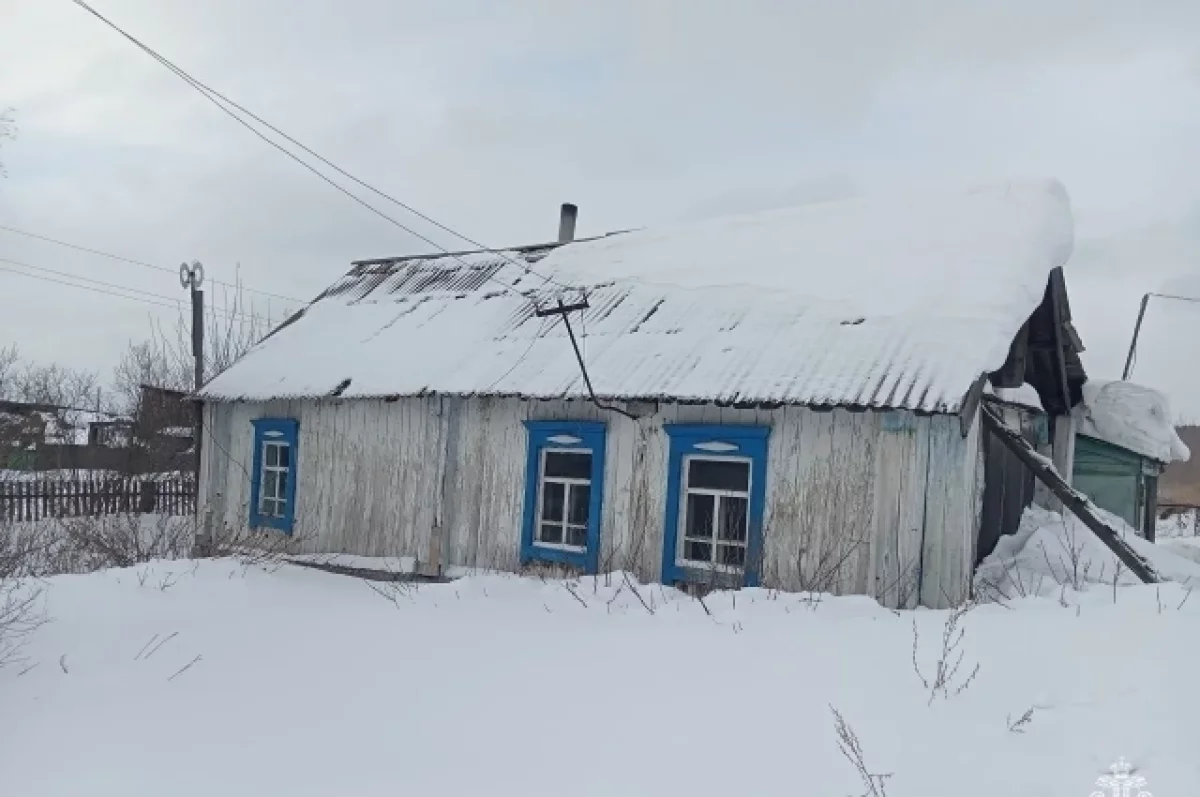 На пожаре в Алтайском крае погибли три человека