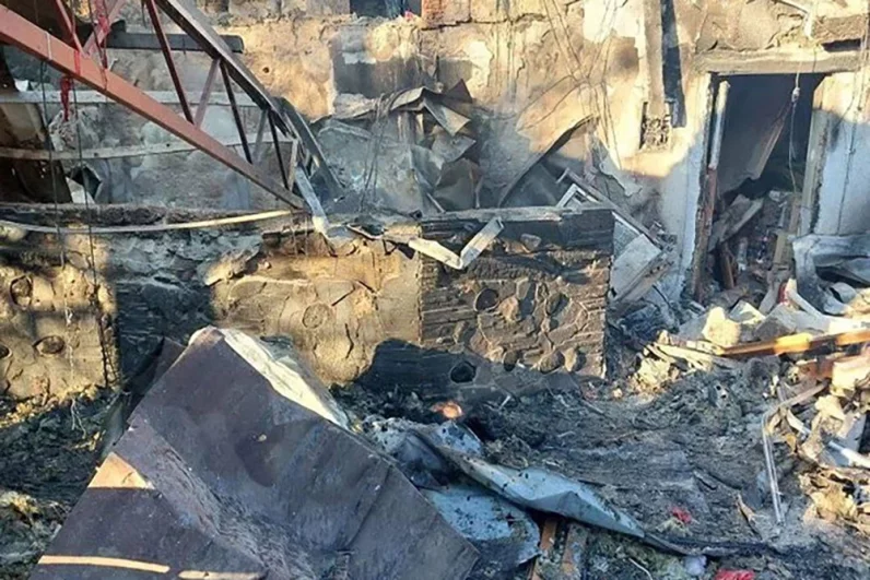 Последствия атаки ВСУ в Хорлах.