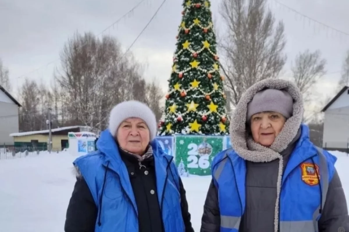Народные дружины взяли под охрану новогодние площадки Барнаула