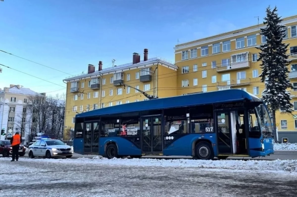 У троллейбуса №5 в Петрозаводске сбит интервал движения после ДТП