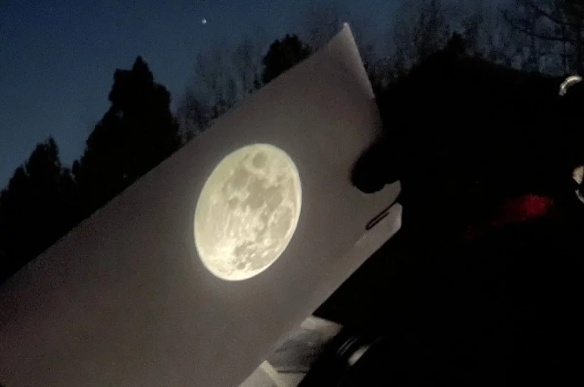 Первое полнолуние 2026 наблюдали в Иркутской области в ночь на 4 января
