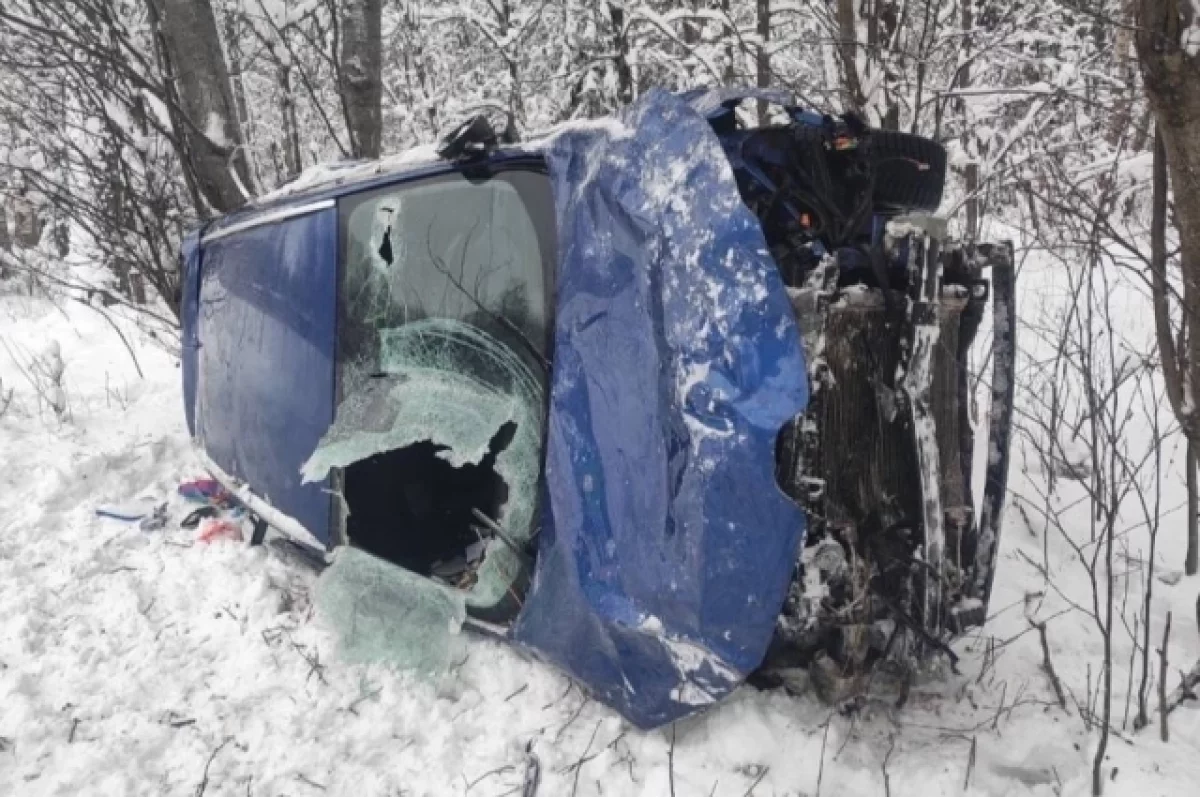 Семилетний ребенок пострадал в аварии на трассе М-1 в Смоленской области