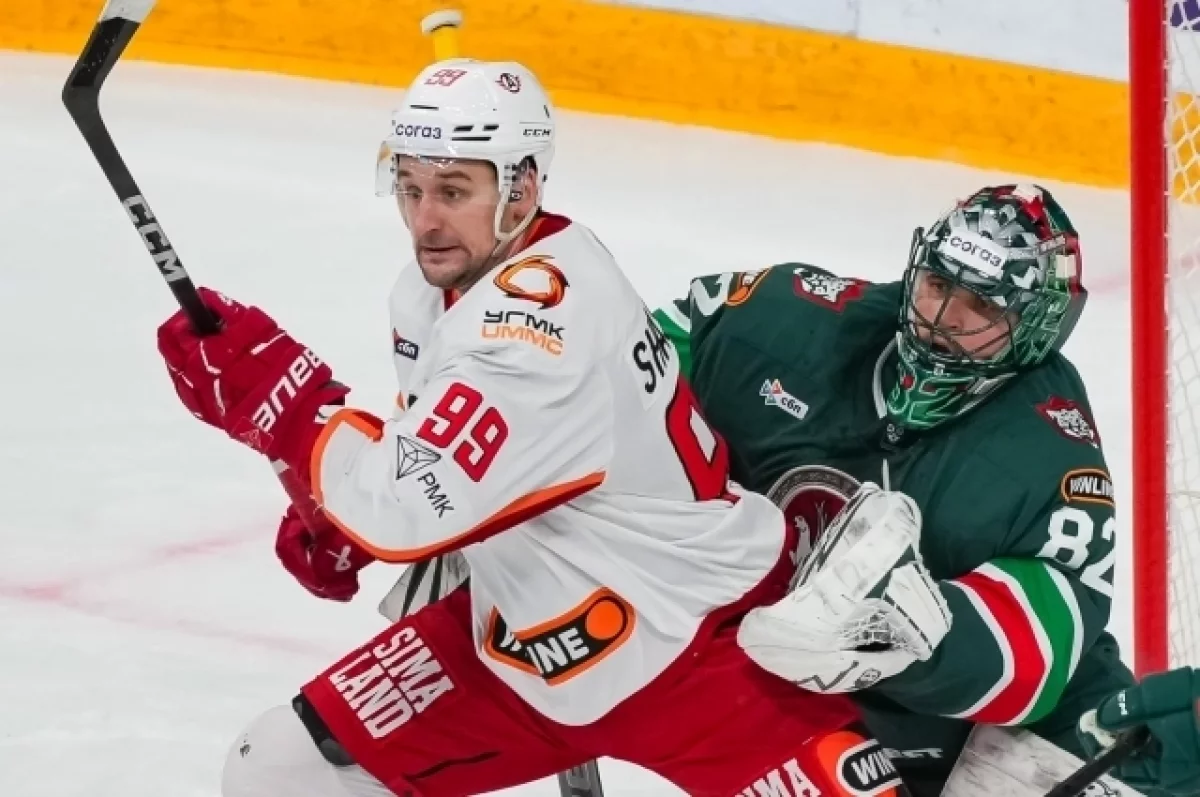 ХК «Автомобилист» проиграл «Ак Барсу» с разгромным счетом