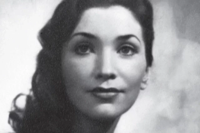 Балерина Эмма Владимировна Минчёнок-Брегвадзе в 1964 году.