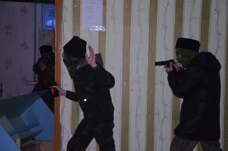 Отработка практики по захвату и обороне здания.