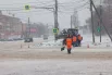 Снегопад в Костромской области.