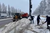 Последствия снегопада в Нижнем Новгороде.