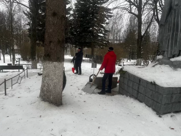 Субботник в Черни.