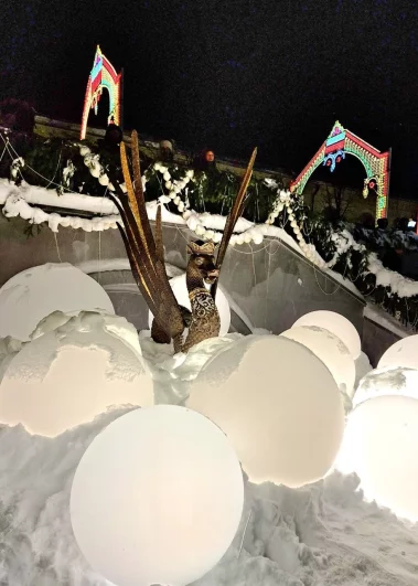 Скульптура Зиланта в сквере по ул. Миславского. 