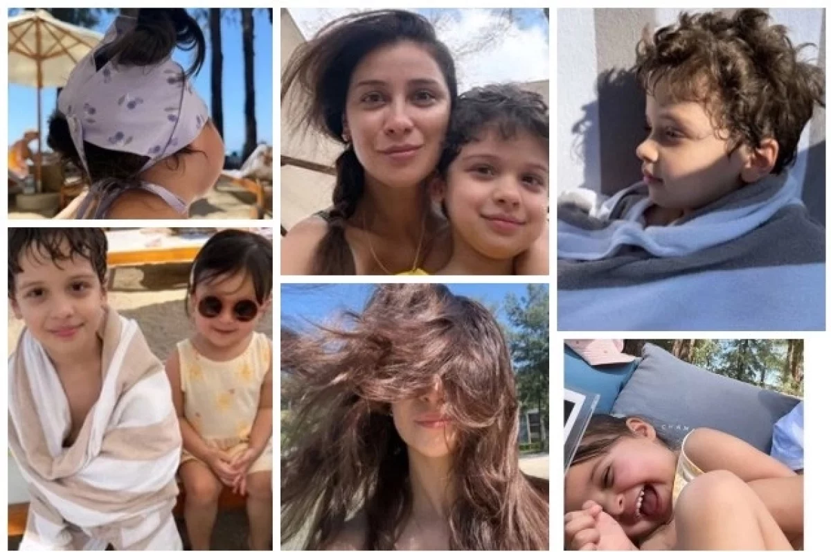 Джентльмен и хохотушка. Куркова показала подросших детей