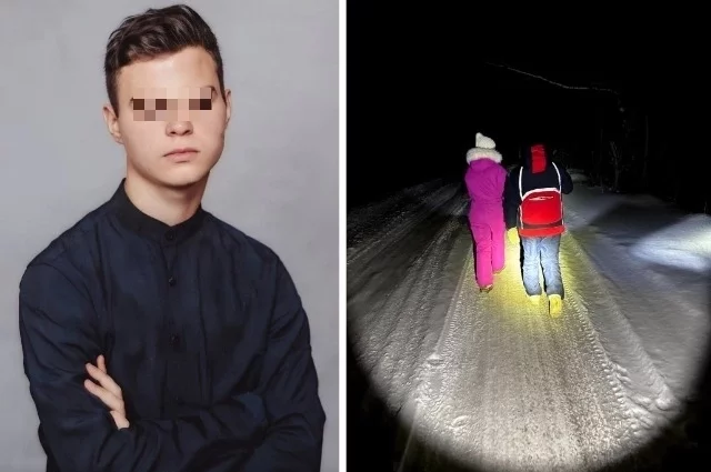 Никиту (слева) искали почти двести человек три дня