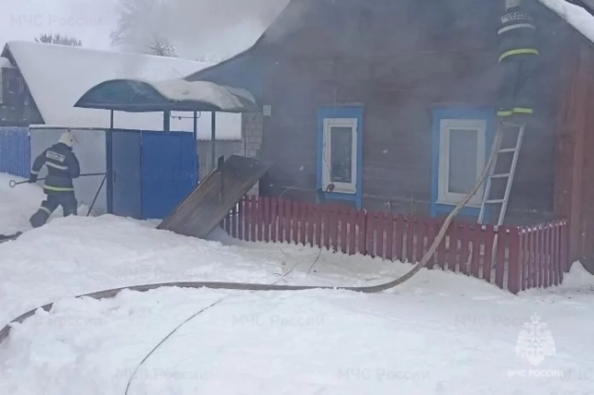 Брянские спасатели ликвидировали пожар в Гордеевском районе