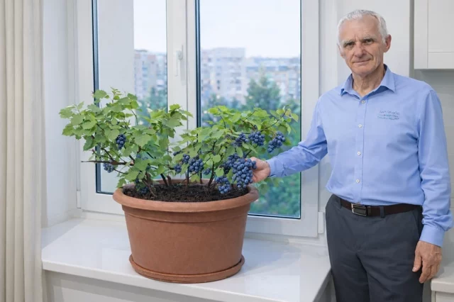 Виноградарь Николай Глущенко.